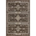 thumbnail image 6 of nuLOOM Donna SplashGuard Vintage Medallion Machine Washable Area Rug, 5' x 8', Donna Dark Brown, 6 of 9