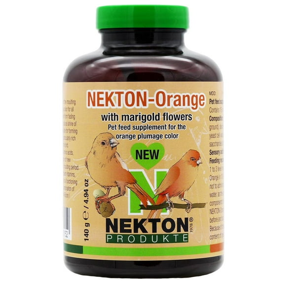 NEKTON-Orange to Enhance Orange Color in Birds 4.94 oz (140g)