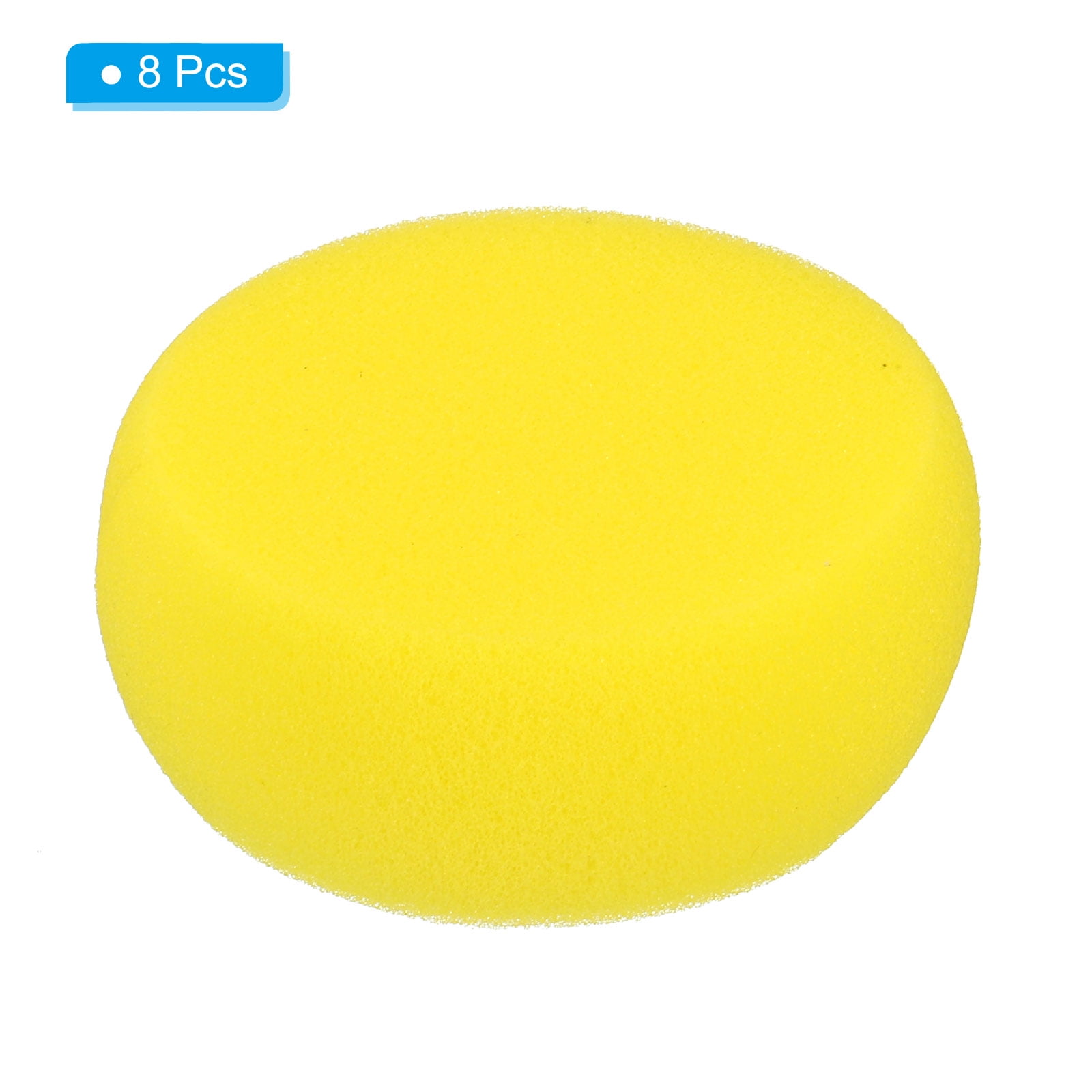 Uxcell Paint Sponges for Painting, 8 Pack Round Painting Sponge Foam Brush  Artist Sponge Watercolor, Yellow 
