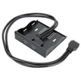 thumbnail image 3 of Panel frontal de disquete USB 3.0, bahía de disquete de 3,5'', 19 pines a 2 interfaces, concentrador USB 3.0, 3 of 11