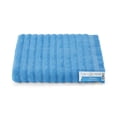 thumbnail image 5 of Mainstays by Becky G. & Alejandra 100% Cotton Performance Textured Bath Towel with Fringe, Blue Eyes, 5 of 7
