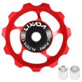 thumbnail image 2 of Lixada LIXADA High-Performance Ceramic Bearing Rear Derailleur Pulley for Mountain Bikes, 11T Aluminum Alloy Tension Wheel, Single Red, 2 of 7