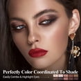 thumbnail image 5 of LUXAZA PRO Brown Eyeshadow Stick Makeup Set 10PCS, Neutral Shimmer And Matte Cream Eye Shadow Palette, Metallic Bronze Smoky Eyeliner Brightener Crayon Pencil Kit, Ideal Gift for Women -Ash Rose, 5 of 8