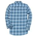 thumbnail image 3 of Dubinik® Mens Flannel Shirts Long Sleeve Button Down Casual Work Plaid Shirt Men All Cotton Soft with Pocket Regular Fit, 3 of 7