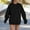 Black, variant on IMENGL Womens oversized solid color sweatshirts pullover, Red L, Size M-3XL