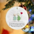 thumbnail image 4 of Sea Glass Friendship Decor, Heart Keepsake Ornament, Christmas Tree Hanging Decoration, Indoor Holiday Accent, 4 of 9