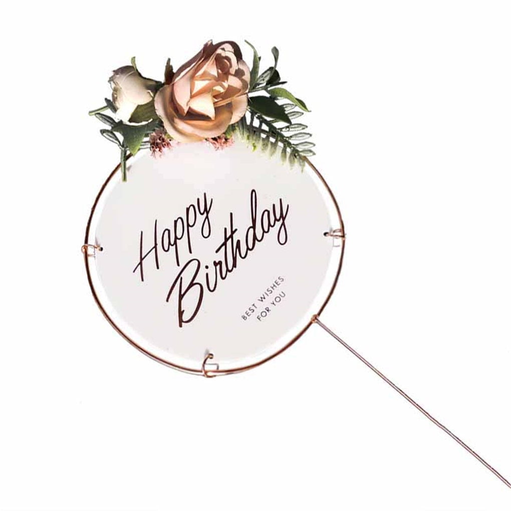 Cake Toppers Gold Acrylic Happy Birthday Cake Decoration Cake Toppers Gold Acrylic Happy Birthday Cake Decoration