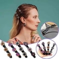 thumbnail image 1 of Sentmoon Womens Hair Clips Hair Claws Rhinestone Hairpin forehead Bangs Hairpin Broken Hair Artifact Side Clip, 1 of 7