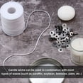 thumbnail image 6 of VBXOAE Pure Cotton Pre-Waxed Wick Set for DIY Candle Making,Lead-Free & Metal-Free,Long Burning Wick with Tabs,Ideal for Household Candles,Safe & Odorless, 6 of 6