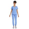thumbnail image 2 of Scrubstar Women's Core Essentials Stretch V-Neck Scrub Top, Sizes XS-3XL, 2 of 7
