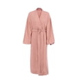 thumbnail image 2 of Vêtements de Nuit Décontractés pour Femmes Printemps Style Ouvert devant Vêtements de Nuit Simples pour Filles Robe de Nuit à Manches Longues Marron m, 2 of 9