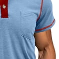 thumbnail image 3 of pstuiky camisetas para hombre, Sudadera con capucha de manga corta de color liso y estilo casual para hombre camisas casuales para hombre xl, 3 of 3