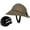 Army Green (with head shell), variant on Bicycle Helmet with Wide Brim UV Sun Hat Adjustable Strap for Women Unisex Cycling Riding Safety