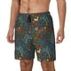 thumbnail image 1 of Balery Deers In The Forest 1 Bañador para hombre, shorts de playa de secado rápido con entrepierna y forro de compresión-Small, 1 of 6