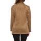 thumbnail image 3 of Blazer de ante sintético Inspire Chic para mujer, chaqueta de traje de doble botonadura con solapa, talla XL, marrón claro, 3 of 6