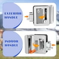 thumbnail image 4 of RISTOW Upgraded RV Entry Door Lock with Paddle Deadbolt, RV Travel Trailer Entry Door Lock with Keys for Camper Horse Trailer Cargo Hauler Door Latch Handle Replacement, 4 of 5