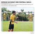 thumbnail image 6 of OULII Lightweight Yellow Nylon Soccer Goal Net for Indoor Football Training and Skill Development Practice, 6 of 6