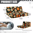 thumbnail image 7 of XYZCANDO Floral RV Dinette Cushion Covers Daisy Camper Decor Comfortable Bench Seat Cover Washable Loveseat Sofa Chair Cover Furniture Protector 2 Seat Sofa Cover for RV Camper Car Bench Green, 7 of 7