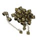 thumbnail image 1 of 10pcs Conjunto de Hallazgos de Fabricación de Joyas Broches de Langosta Extremo Del Cable Y Cadena de Extensión Bronce mayimx tapas de extremo a presión para joyería, 1 of 7