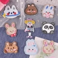 thumbnail image 6 of 9 Pcs Iron on Patches Sew on Applique Patches Panda Embroidery Patches, 6 of 10