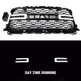 thumbnail image 3 of Ikon Motorsports Compatible with 19-23 Dodge Ram 2500 3500 Front Upper Grille W/ LED - Gloss Black, 3 of 7