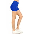 thumbnail image 2 of MOA Collection Women's Casual Soft Stretch Elastic Waist Workout Short Pant, 2 of 5