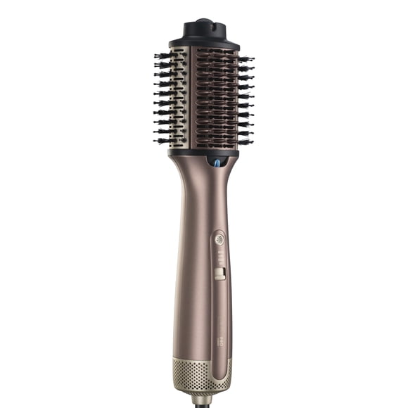 Cepillo secador 2 en 1 INFINITIPRO by CONAIR | Moldeador de aire caliente para todo tipo de cabello | Tubo ovalado de 7,6 cm | Volumen, suavidad y frescura