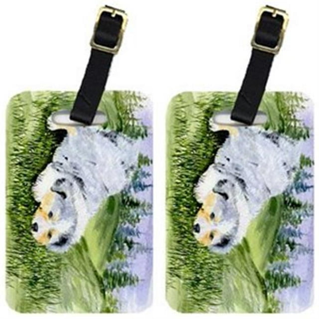 Carolines Treasures SS8015BT Australian Shepherd Luggage Tags- Pair Of 2
