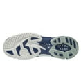 thumbnail image 3 of Mizuno Wave Lightning Z5 Women's Volleyball Shoe, Size 7.5, White-Navy (0051), 3 of 7