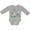 AC-Heather Grey, variant on Inktastic Happy Easter Cute Easter Bilby Boys or Girls Long Sleeve Baby Bodysuit