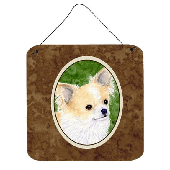 Carolines Treasures SS8788DS66 Chihuahua Aluminum Metal Wall or Door Hanging Prints, 6 x 6", Multicolor