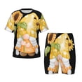 thumbnail image 1 of Balery Sunflower Gnomes 3 Conjunto de Pijama Infantil de Manga Corta con Estampado – Ropa de Dormir de Algodón Suave-Small, 1 of 6