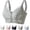 Green, variant on Front Zip Wireless Lifting Bra No Underwire Lace Bras Front Closure Bras for older women Front Zipper Sports Bra 42