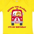 thumbnail image 4 of Inktastic Fire Truck 1st Birthday Boy Boys Baby Bodysuit, 4 of 5