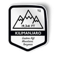 thumbnail image 1 of Squiddy Mount Kilimanjaro - Vinyl Sticker Decal for Phone, Laptop, Water Bottle (3" high), 1 of 4