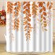 thumbnail image 5 of Bathing Curtain Pumpkin Maple Leaf Bathroom Water Proofing Punching Proof Curtain Partition Door Curtain Shower Curtain, 5 of 6