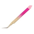 thumbnail image 6 of EXLEAF 2026 New Eyelash Extension Tweezers with Curved Tip for Home Use for Salon, Personal Use, Travel Pink Alloy and Silicone Lightweight and Durable 0.5 Inch, 6 of 6