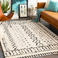 thumbnail image 3 of Surya  2 x 3 ft. Berber Shag Area Rug - Charcoal & Beige, 3 of 3