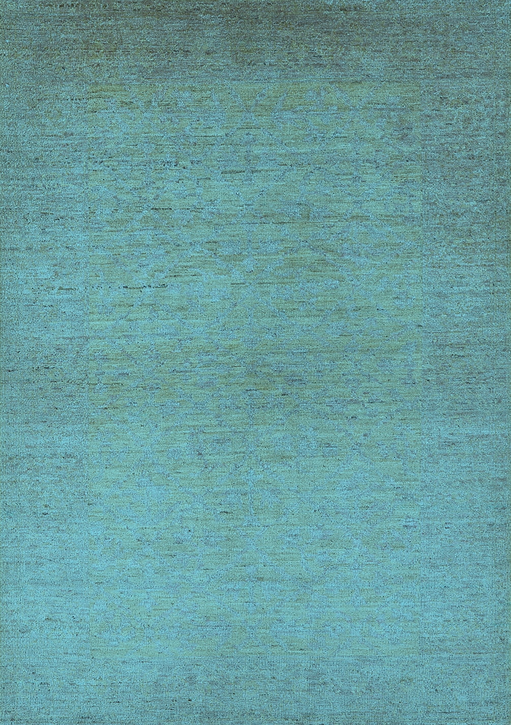 Rectangular Rug Light Blue Ahgly Company Indoor Rectangle Solid Light Blue Modern Area Rugs, 2' x ...