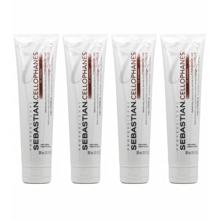 4 Pack - Sebastian Professional Cellophanes , Cinnamon Red 10.1 oz