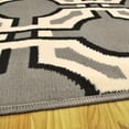 thumbnail image 3 of Modern Geometric Ultra-Soft Indoor Area Rug or Runner, 8' x 10', Gray by Blue Nile Mills, 3 of 6
