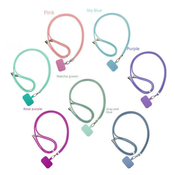 Cordón para teléfono móvil, tarjeta colgante, funda para teléfono móvil, cordón para el cuello, clip trasero para teléfono móvil ajustable, junta para cordón