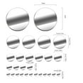 thumbnail image 3 of Clearance under $5! Wall Decals Kingtowag Mural Decals, Sticker Decoration Silver Sofa Mural Flower Home Wall Acrylic Wall Art Home Decor, Sofa Tv Background, 3 of 9