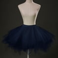thumbnail image 3 of Women's Ballerina Style Tulle Tutu Skirt Candy Color Elastic Waist Layered Party Skirt, 3 of 3