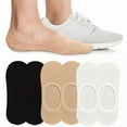 thumbnail image 7 of 6 pairs No Show Socks for Womens Size 6-9, Ultra Low Cut Liner Silk Breathable Socks Ice Feeling socks, Nonslip Liner Invisible Hidden Thin Socks, 7 of 7