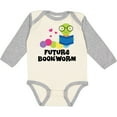thumbnail image 3 of Inktastic Future Bookworm Boys or Girls Long Sleeve Baby Bodysuit, 3 of 5