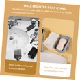 thumbnail image 5 of 2 Pieces Wall Mounted Sponge Rack Sponge Tray Holder Tile Mounted Wall Mounted Sponge Rack Drain Box, 5 of 5
