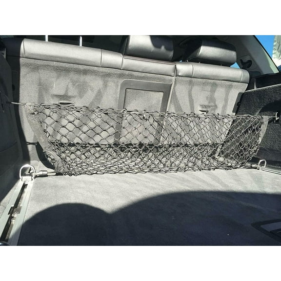 EACCESSORIES EA Trunk Organizer Cargo Net for BMW X5 2007-2015 – Envelope Style Cargo Net for SUV – Premium Mesh Car Trunk Organizer Vehicle Carrier Storage – Compatible with BMW X5 2007-2015
