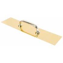 Prosource 4784179 3.5 x 15 in. Pull Plate, Bright Brass