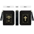 thumbnail image 5 of ZUXONGSY I am a Child of God Print PU Leather Bible Cover for Women Men Large Bible Cover Bag Lightweight Scripture Bag with Detachable Wristlet Strap Journal Case for Church, XL, 5 of 7